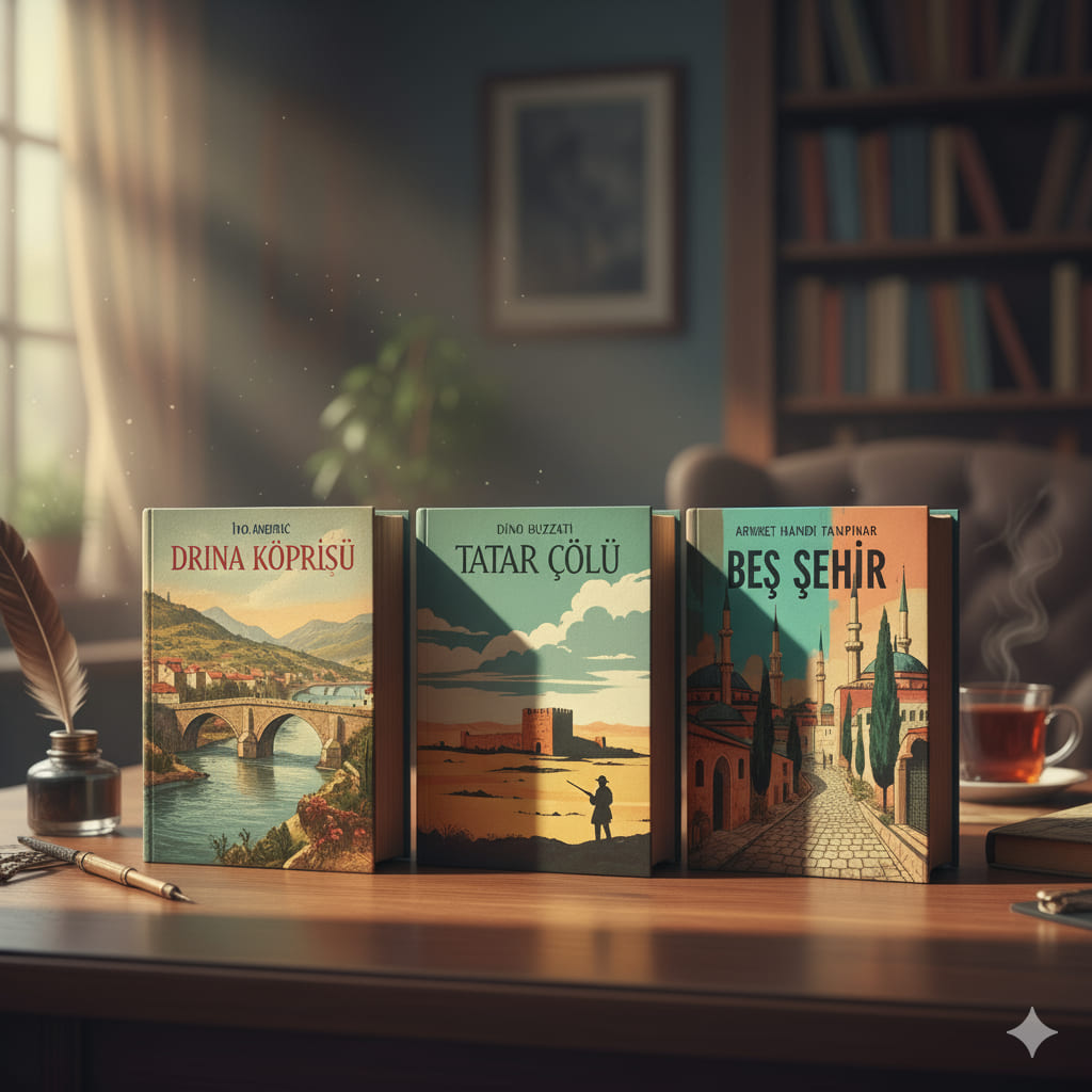 Beni Derinden Etkileyen 3 Kitap: Drina Köprüsü, Tatar Çölü ve Beş Şehir
